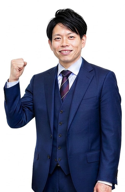 ガッツポーズをする税理士